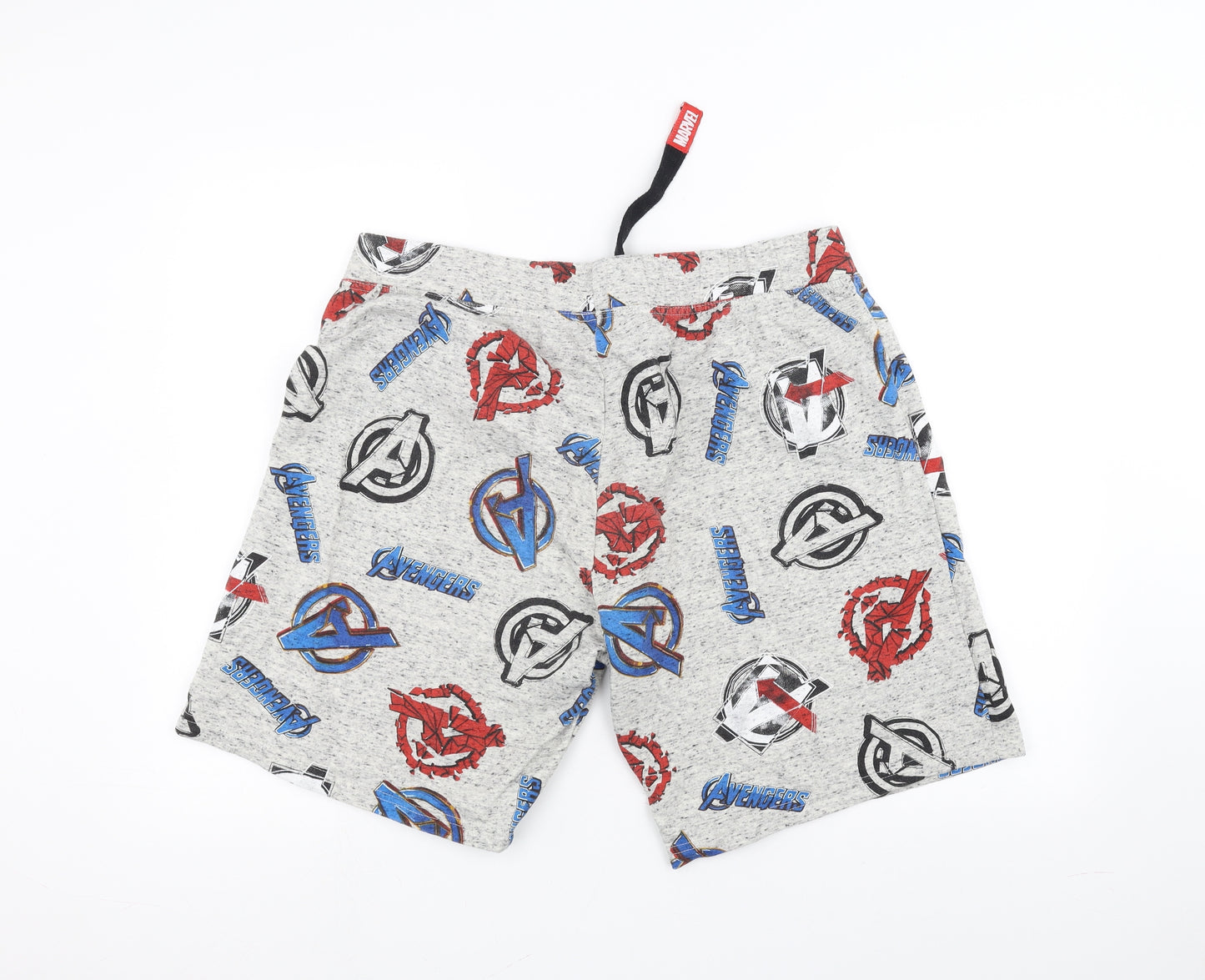 Marvel Mens Grey   Sweat Shorts Size XL - MARVEL