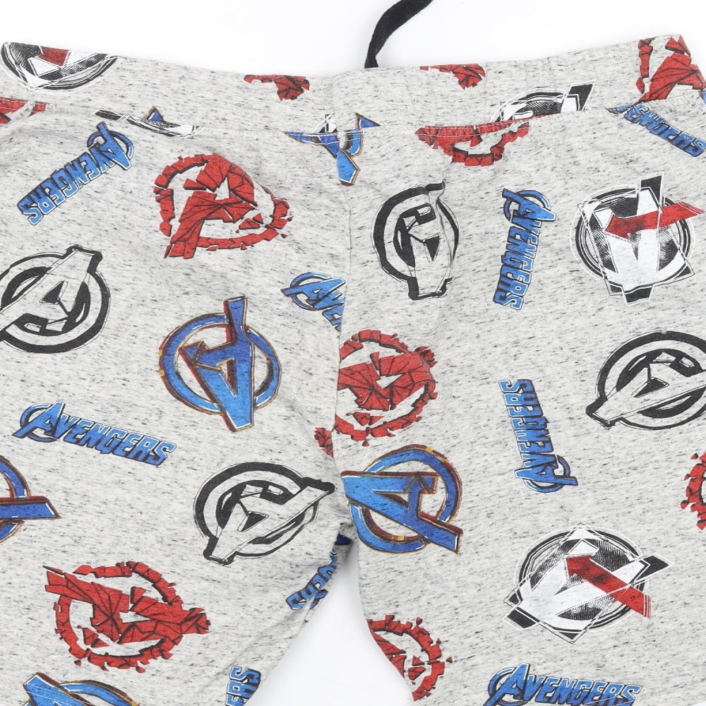 Marvel Mens Grey   Sweat Shorts Size XL - MARVEL