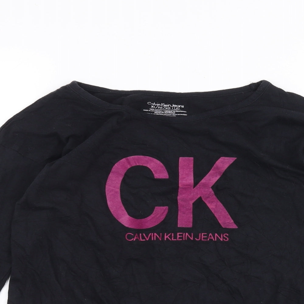 Calvin Klein Mens Blue    T-Shirt Size 16