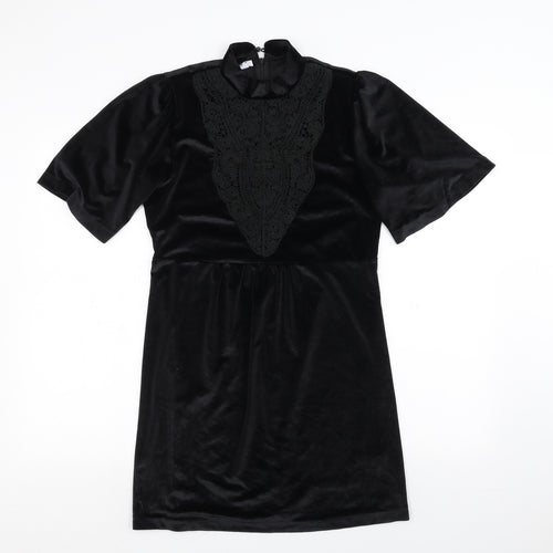 Cherry Paris Womens Black   T-Shirt Dress  Size S