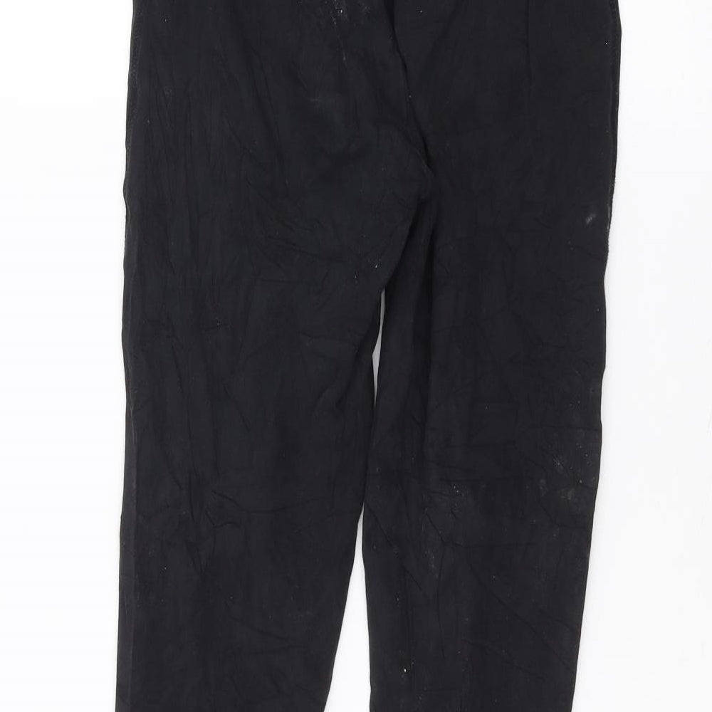 Elle Sport Womens Black   Jogger Leggings Size 12 L24 in