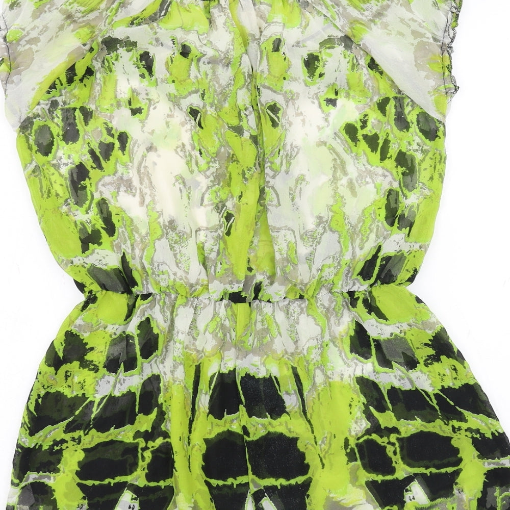 CM Clothing  Womens Green   Basic Blouse Size 10