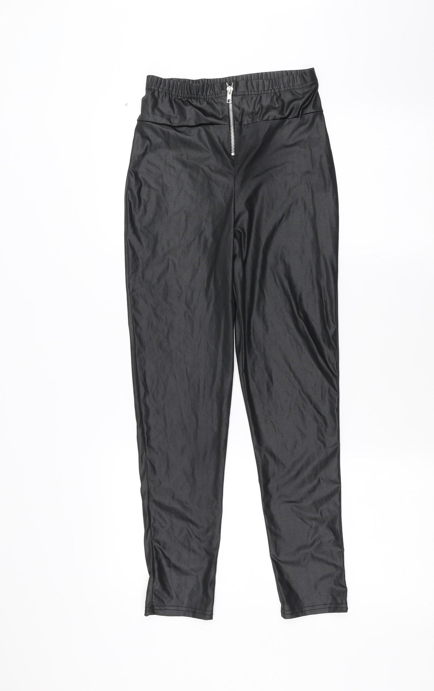 Boohoo Womens Black   Trousers  Size 6 L25 in