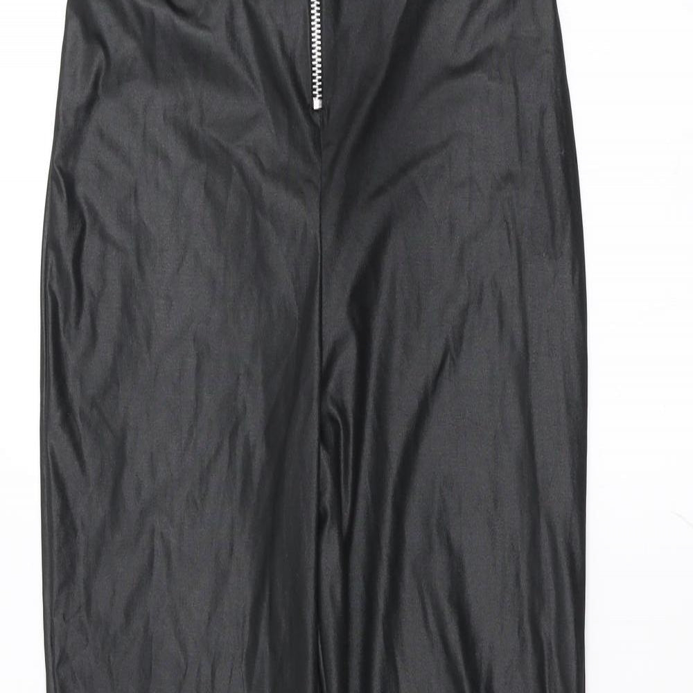 Boohoo Womens Black   Trousers  Size 6 L25 in