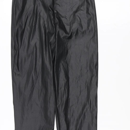 Boohoo Womens Black   Trousers  Size 6 L25 in