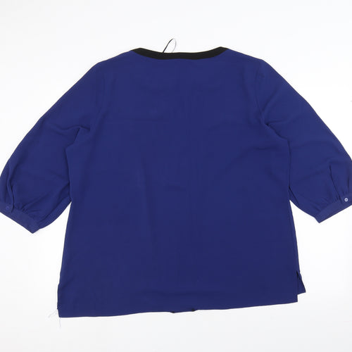 Bonmarché Womens Blue   Basic T-Shirt Size 20