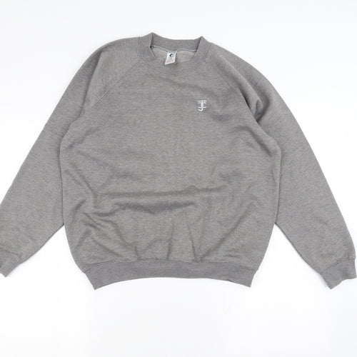 Truetex Mens Grey   Pullover Jumper Size M