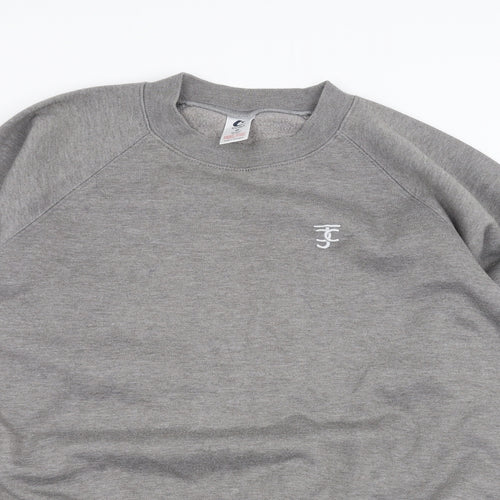 Truetex Mens Grey   Pullover Jumper Size M