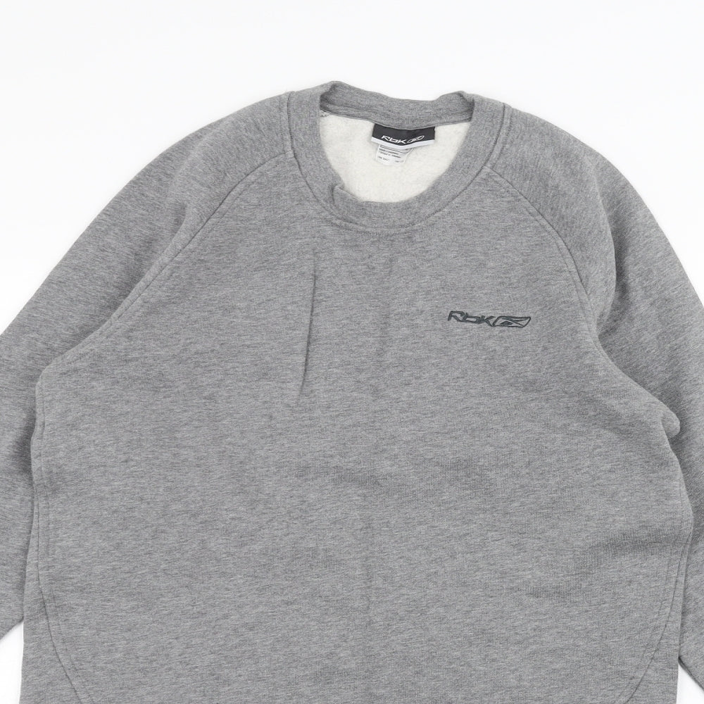 Reebok Mens Grey   Pullover Jumper Size S