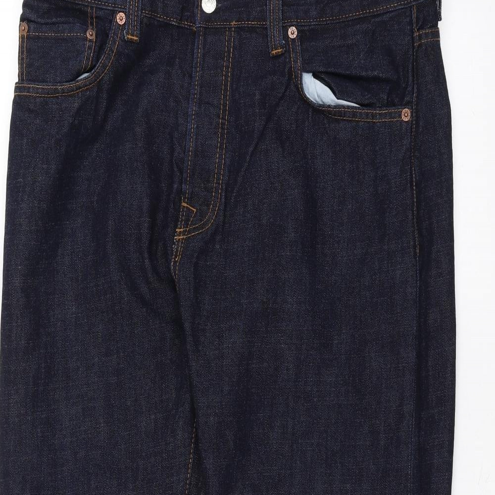 LEVIS Mens Blue   Straight Jeans Size 36 in L28 in