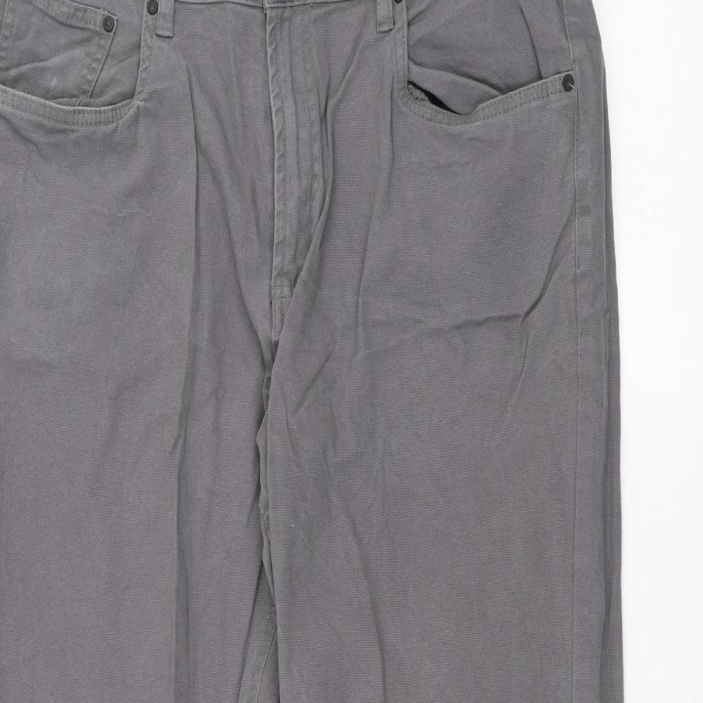BHS Mens Grey   Straight Jeans Size 36 in L33 in
