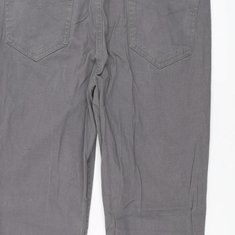 BHS Mens Grey   Straight Jeans Size 36 in L33 in