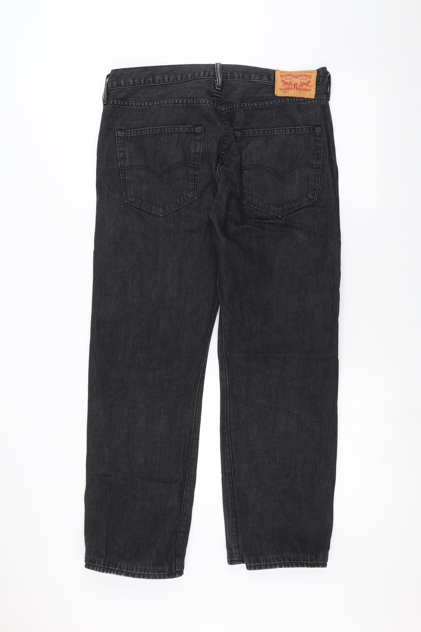 Levi's Mens Black   Straight Jeans Size 34 L28 in