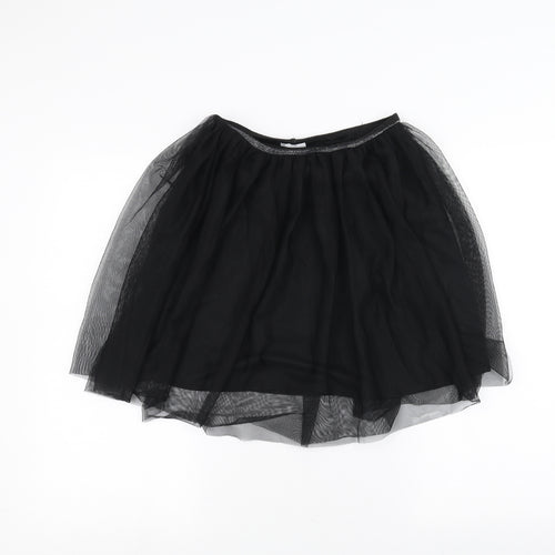 Matalan Girls Black   Flare Skirt Size 13 Years