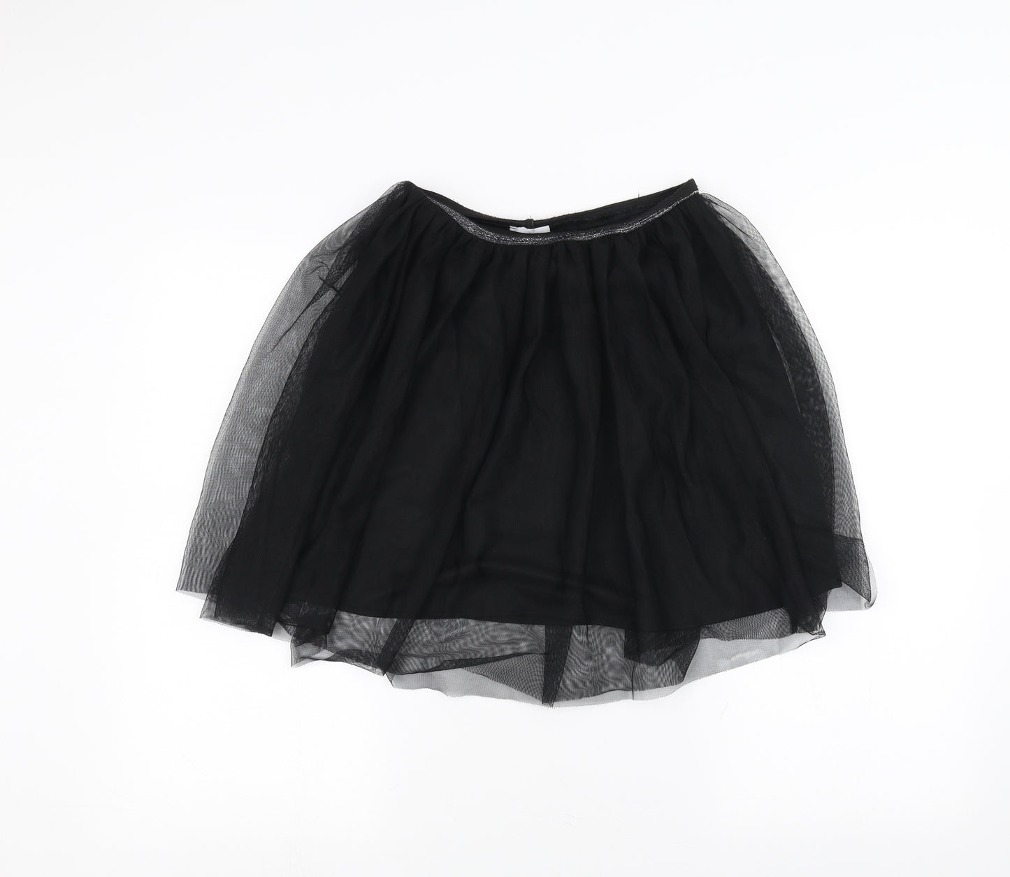 Matalan Girls Black   Flare Skirt Size 13 Years