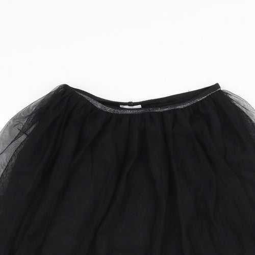 Matalan Girls Black   Flare Skirt Size 13 Years