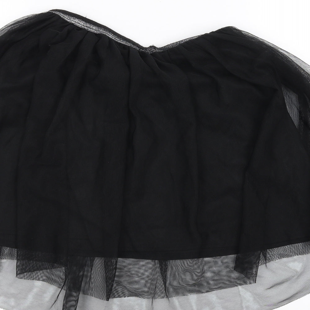 Matalan Girls Black   Flare Skirt Size 13 Years