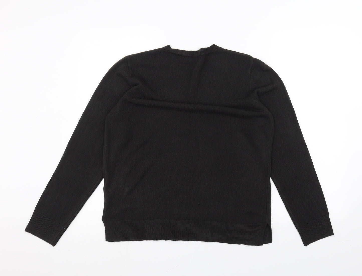 Marks and Spencer Womens Black   Pullover Jumper Size 14