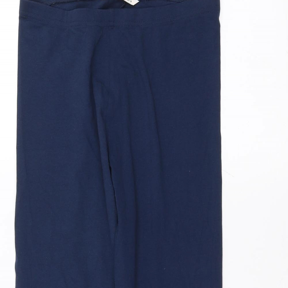 TU Womens Blue   Jogger Leggings Size 12 L20 in