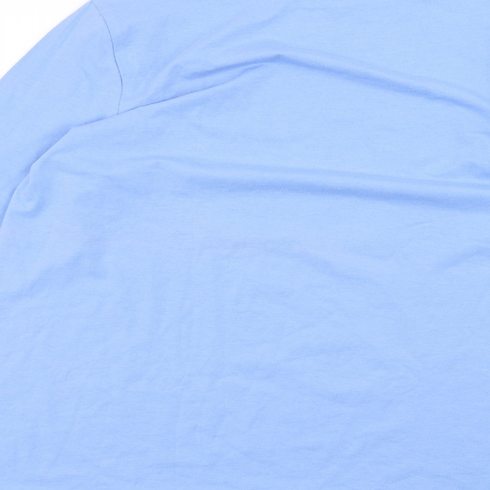 ESMARA Womens Blue   Basic T-Shirt Size XL