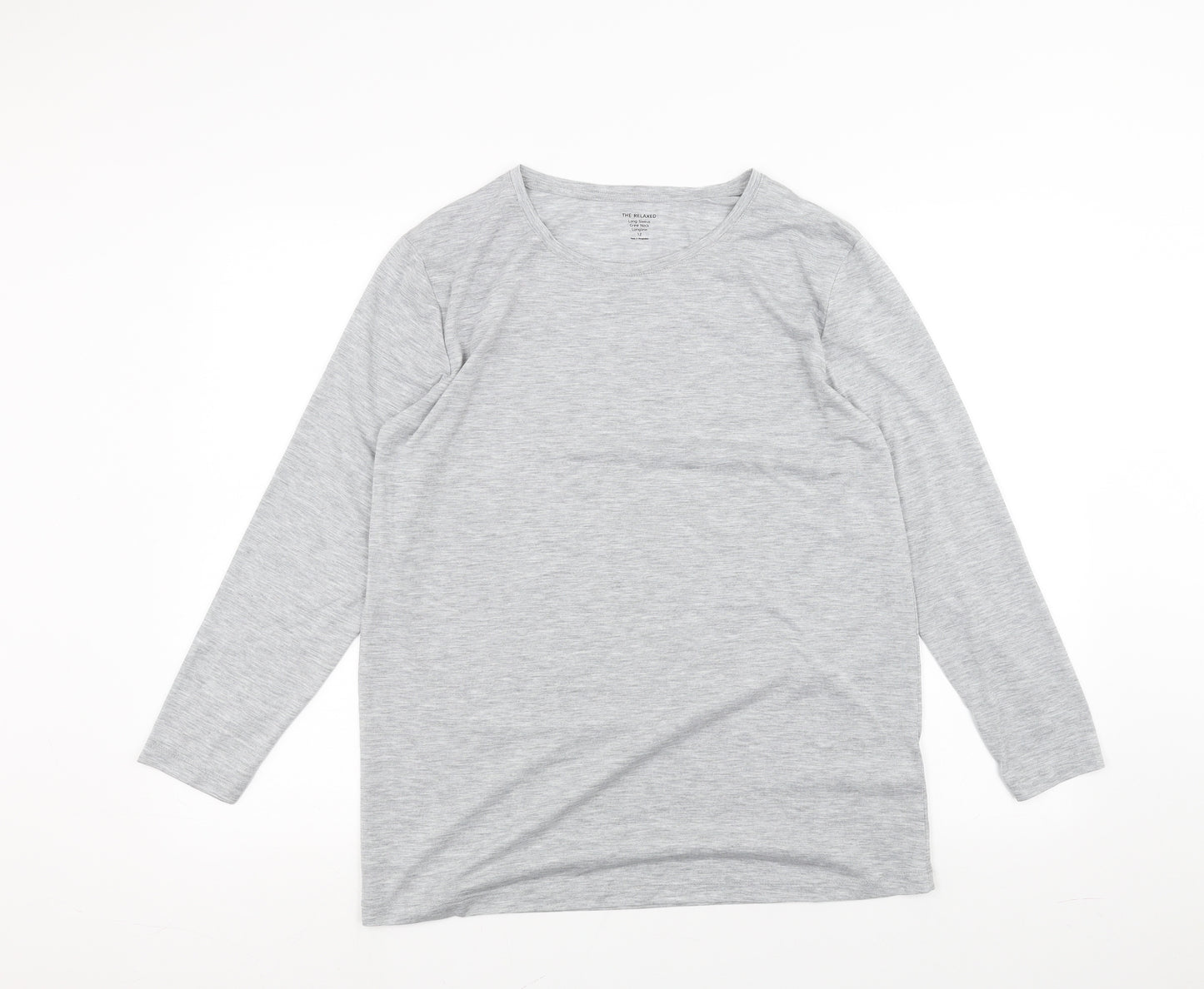 Marks and Spencer Womens Grey   Basic T-Shirt Size 12