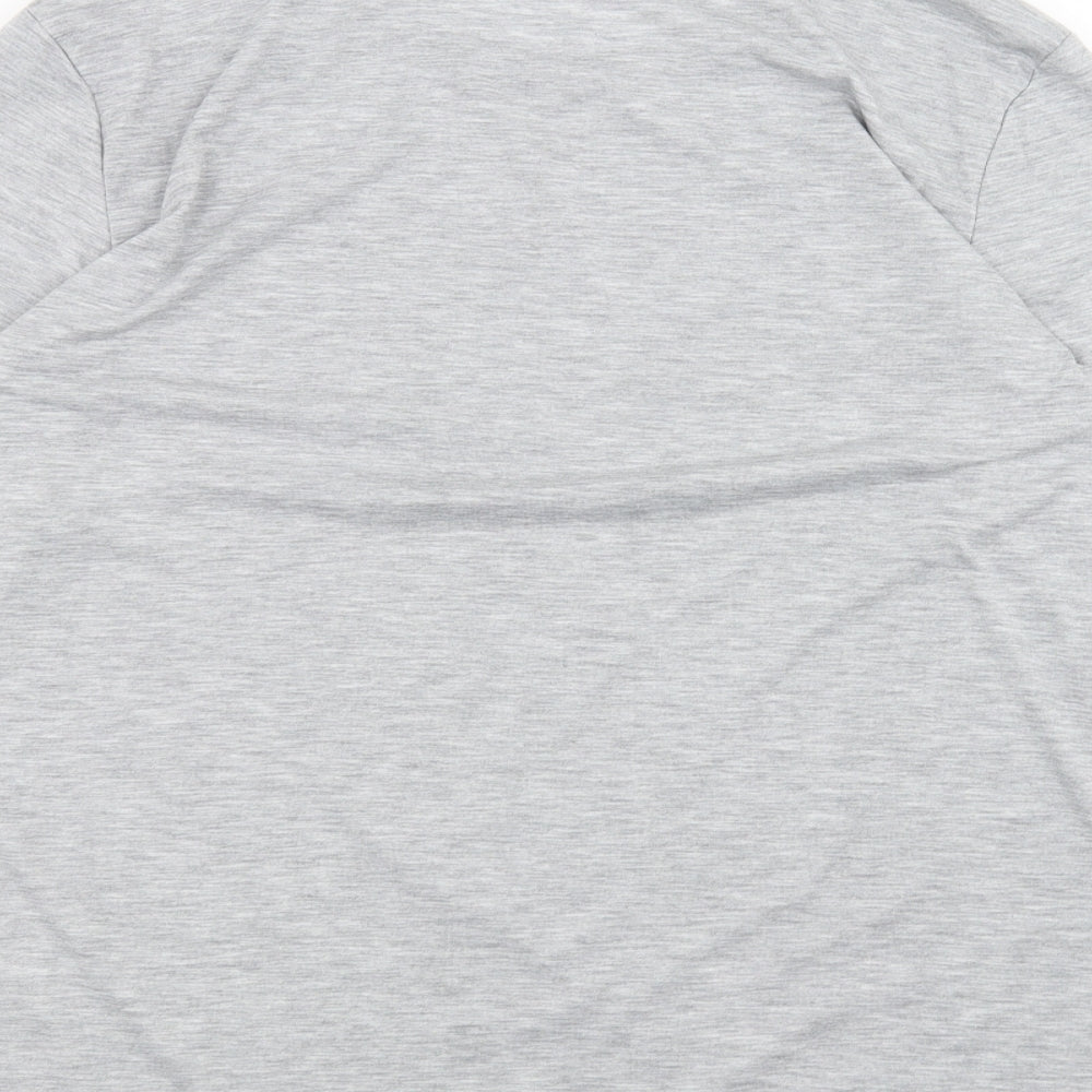 Marks and Spencer Womens Grey   Basic T-Shirt Size 12