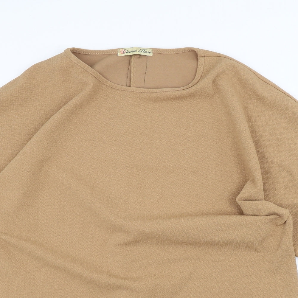 Cameo rose Womens Brown   Pullover Jumper Size 14
