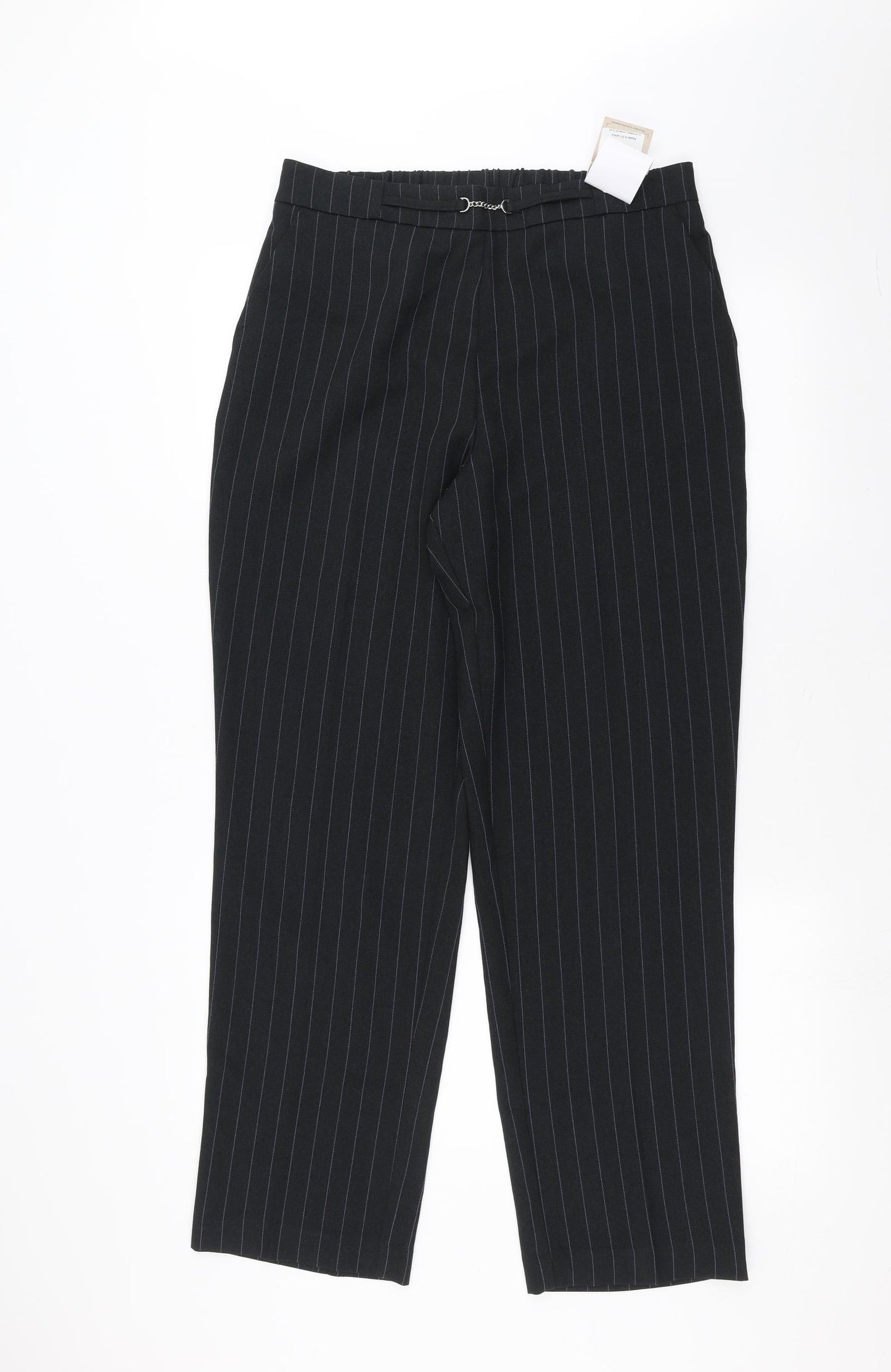 TU Womens Black   Trousers  Size 14 L28 in