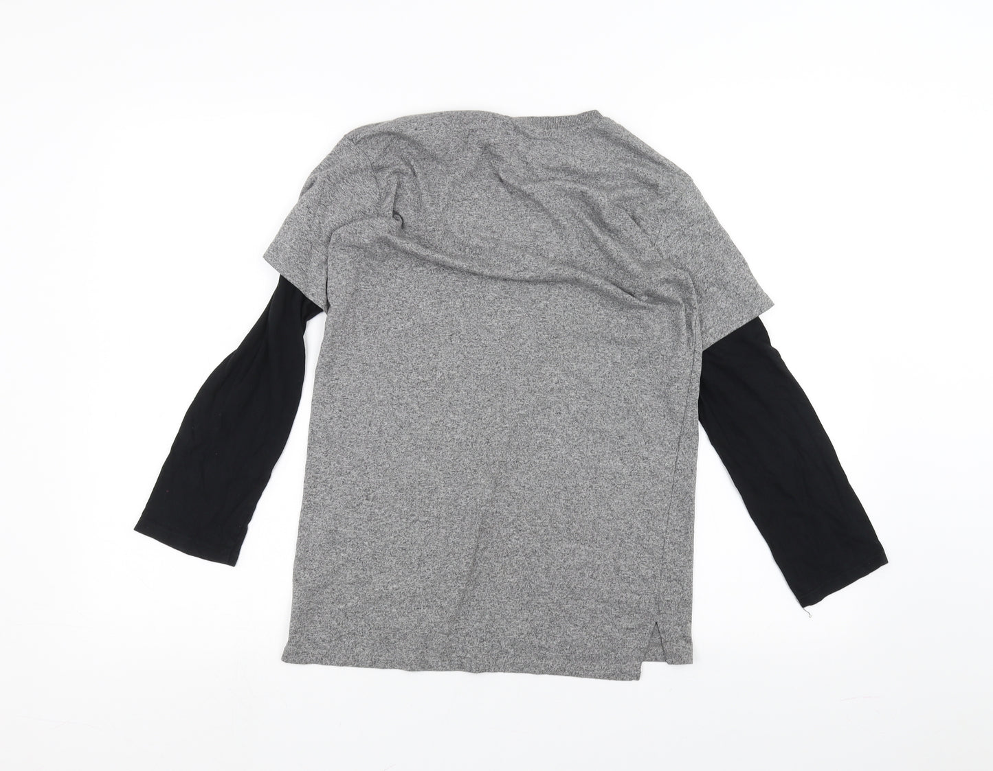 River Island Girls Grey   Basic T-Shirt Size 9-10 Years