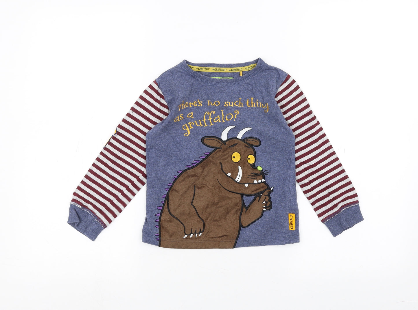 TU Boys Blue   Basic T-Shirt Size 4-5 Years  - GRUFFALO