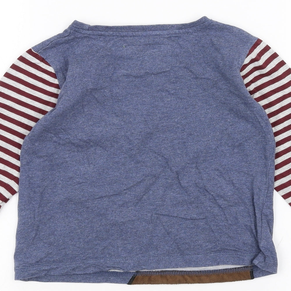 TU Boys Blue   Basic T-Shirt Size 4-5 Years  - GRUFFALO