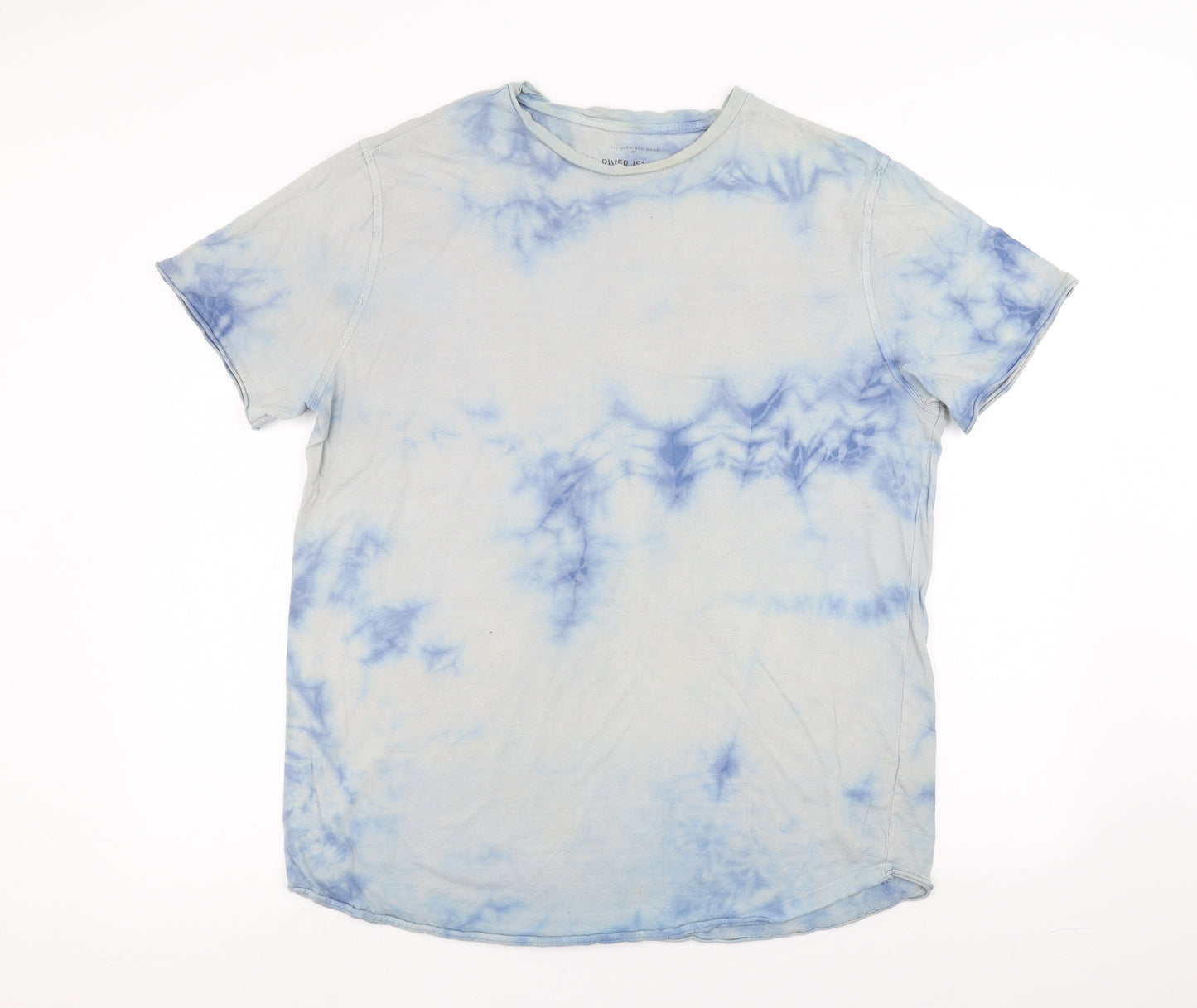 River Island Mens White    T-Shirt Size L
