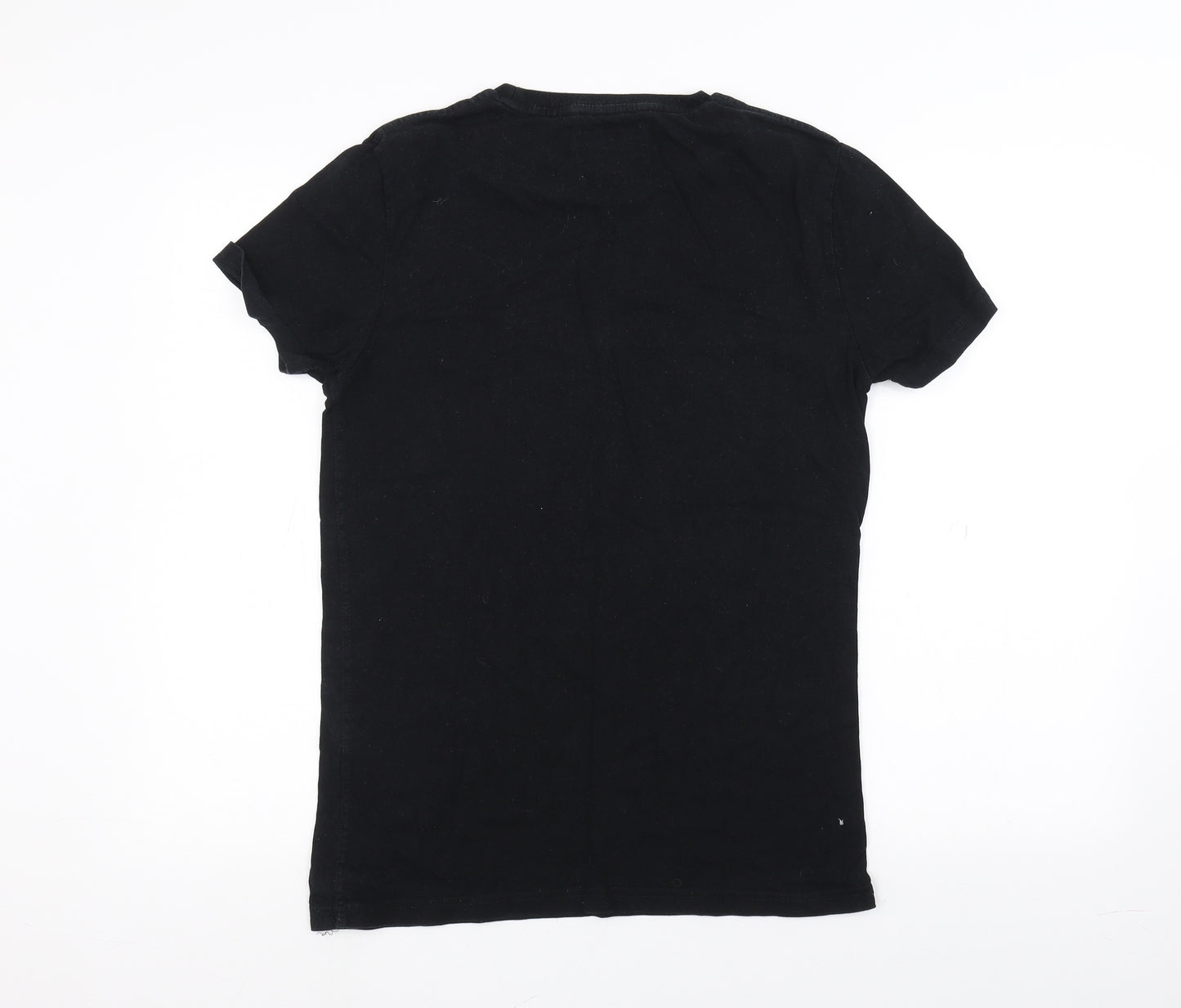 Superdry Mens Black    T-Shirt Size M