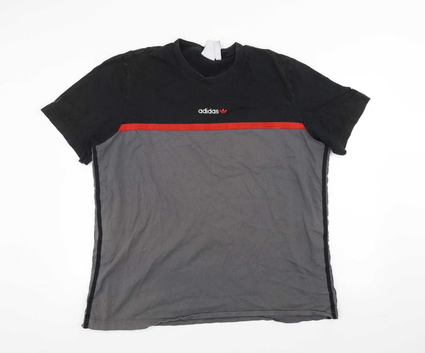 adidas Mens Black    T-Shirt Size 2XL
