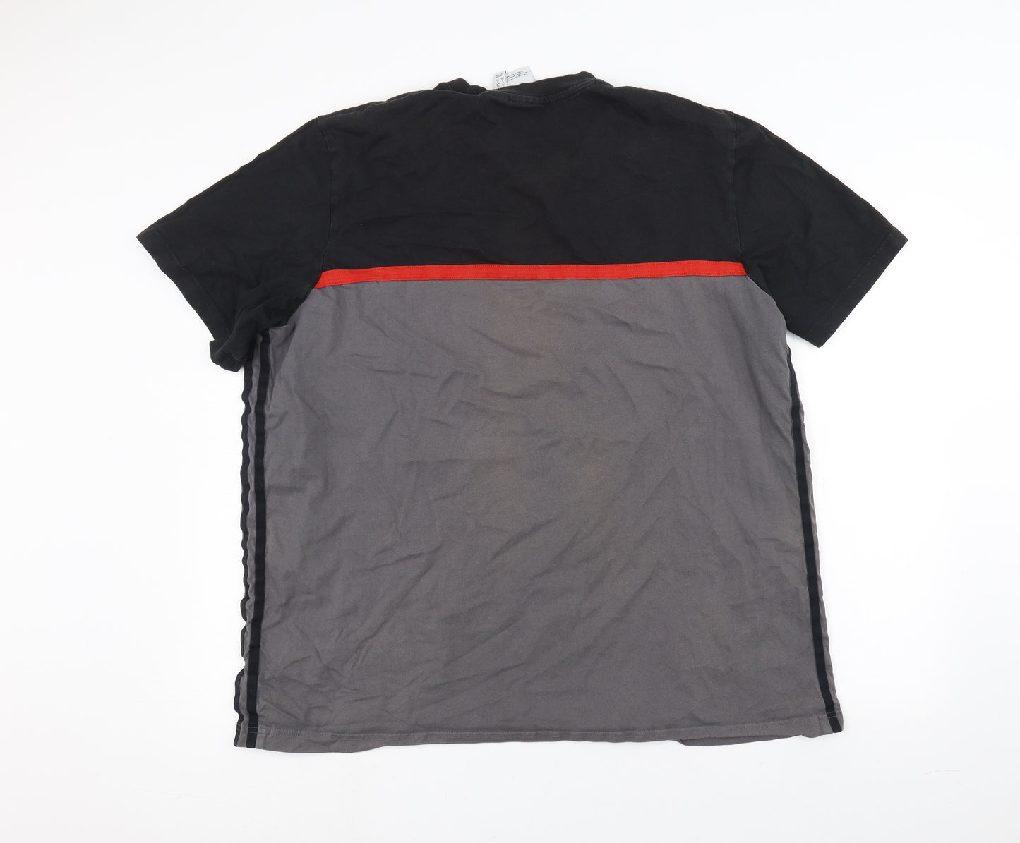 adidas Mens Black    T-Shirt Size 2XL