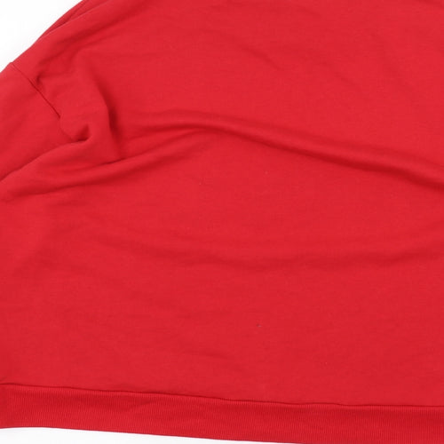 H&M Womens Red   Pullover Jumper Size L