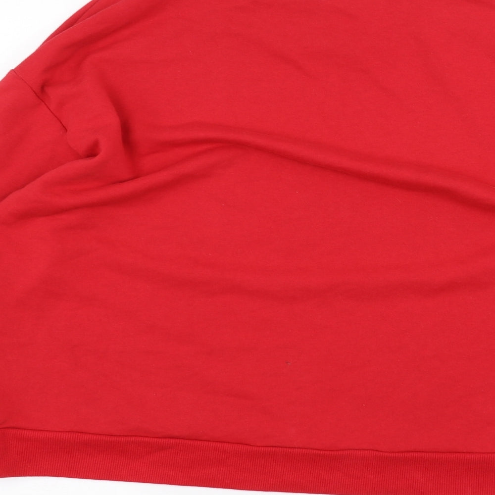 H&M Womens Red   Pullover Jumper Size L