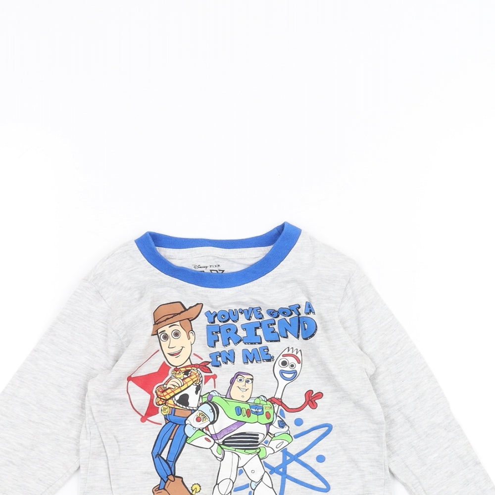 Disney Baby Grey   Basic T-Shirt Size 18-24 Months  - Disney