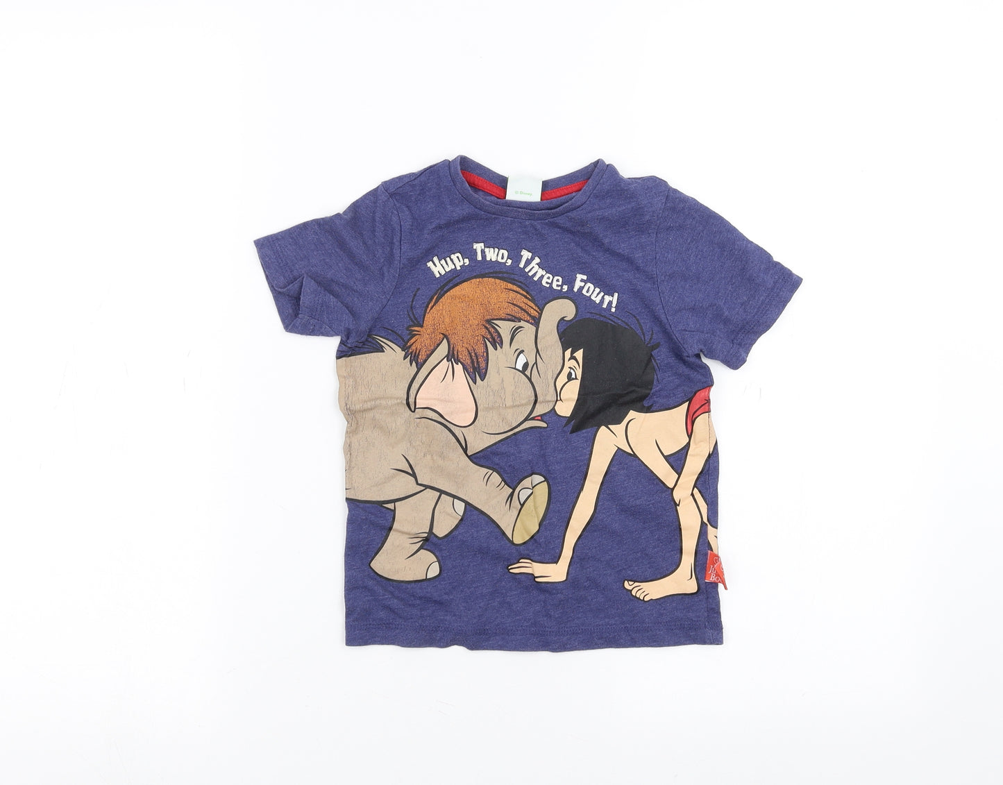 TU Boys Blue   Basic T-Shirt Size 2-3 Years  - Jungle Book