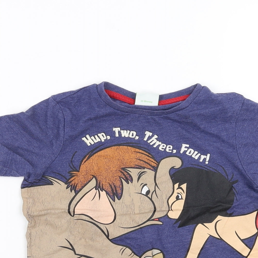 TU Boys Blue   Basic T-Shirt Size 2-3 Years  - Jungle Book