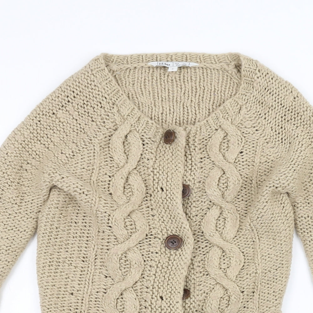 Fat Face Womens Brown   Jacket Coatigan Size 8