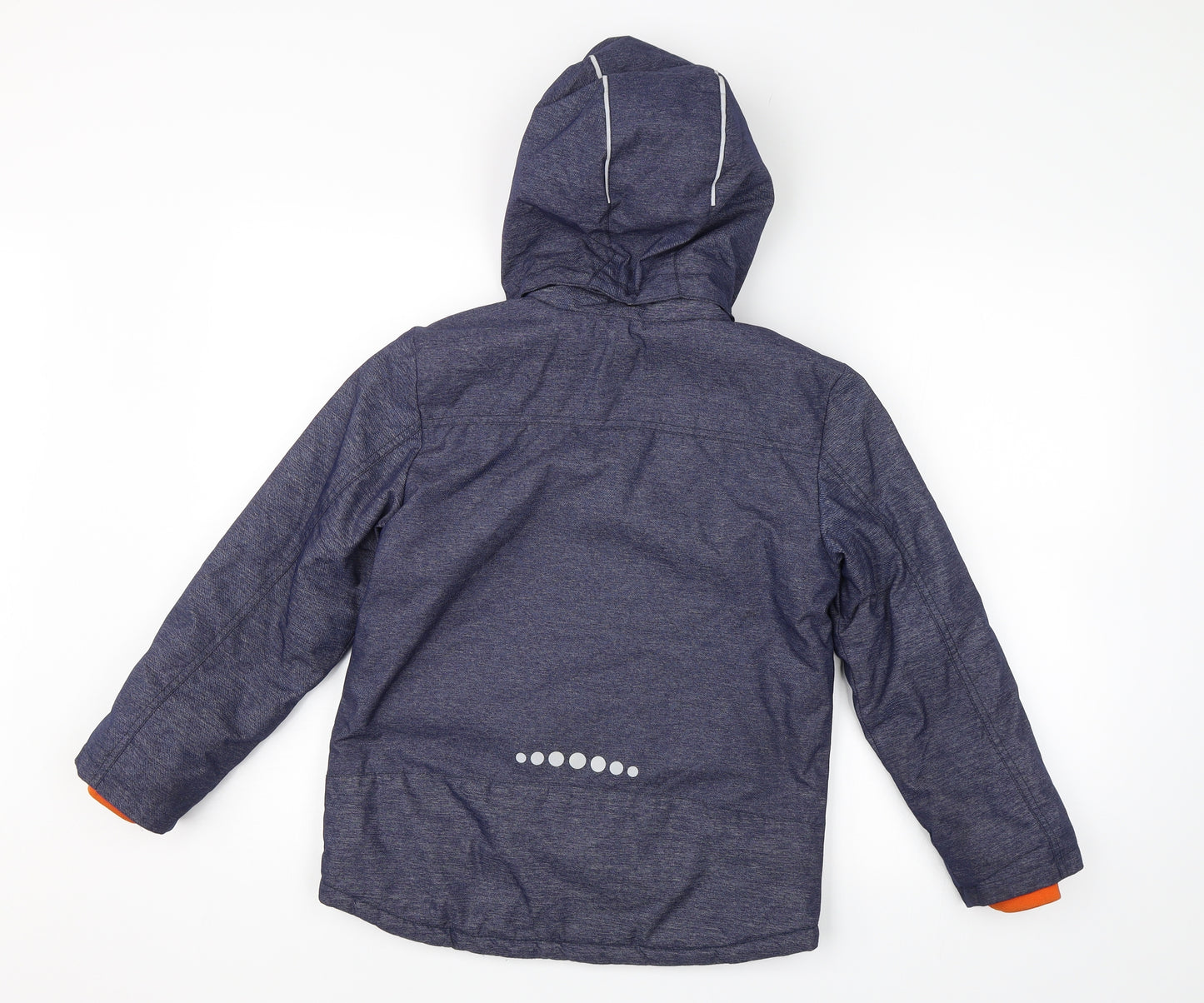 H&M Boys Blue   Rain Coat Jacket Size 8 Years