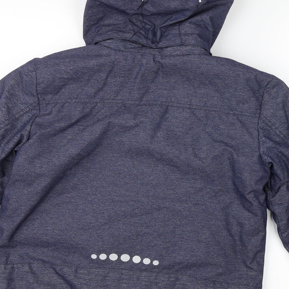 H&M Boys Blue   Rain Coat Jacket Size 8 Years