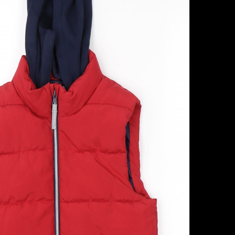 Debenhams Boys Red   Gilet Jacket Size 11-12 Years
