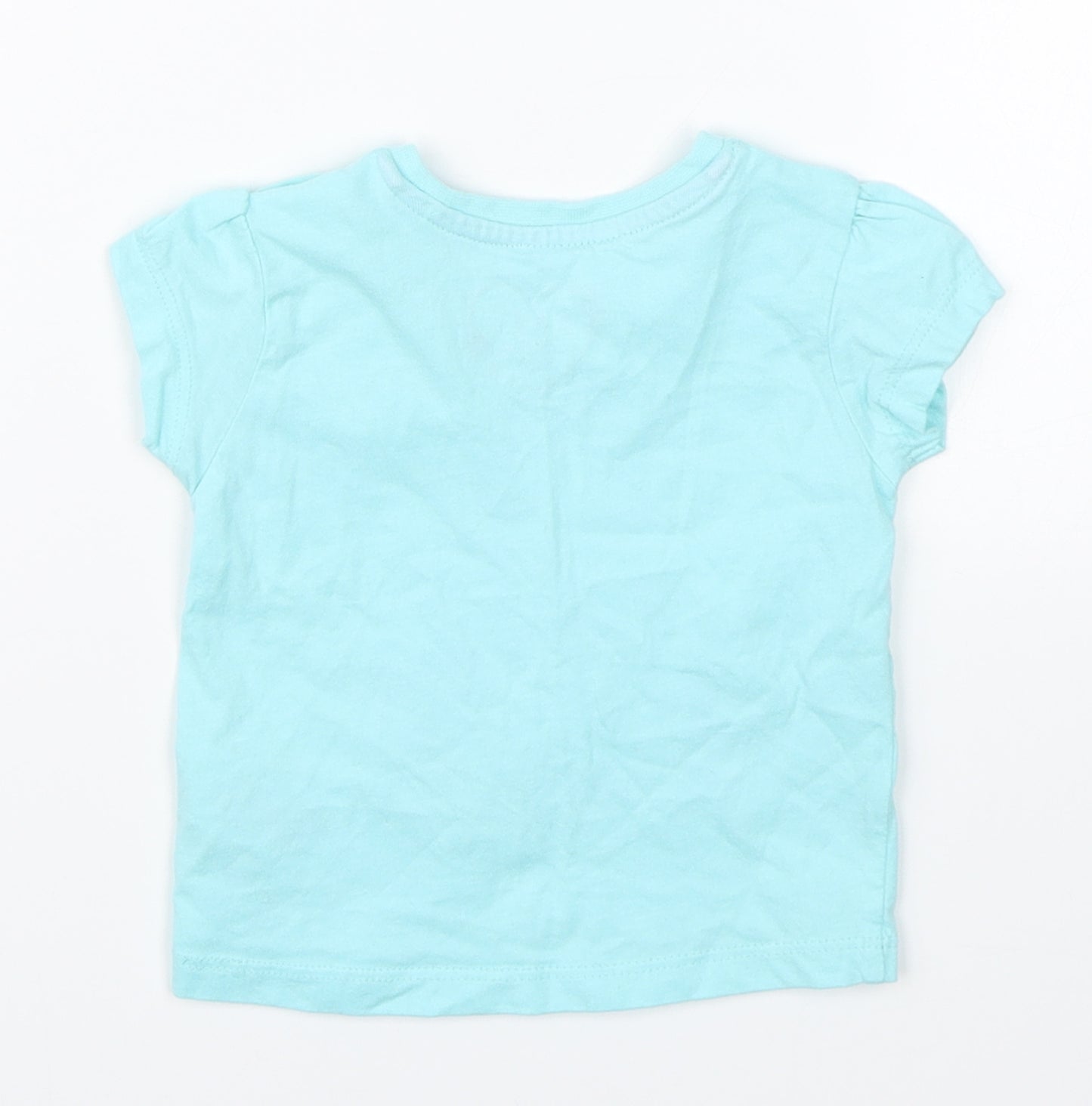 Primark Girls Blue   Basic T-Shirt Size 3-6 Months