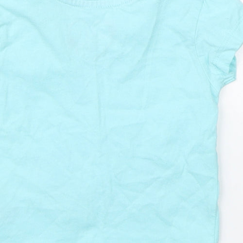 Primark Girls Blue   Basic T-Shirt Size 3-6 Months
