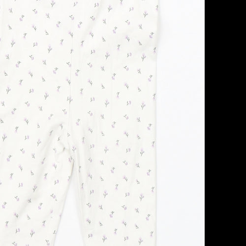 TU Girls White Polka Dot   Pyjama Pants Size 6-9 Months