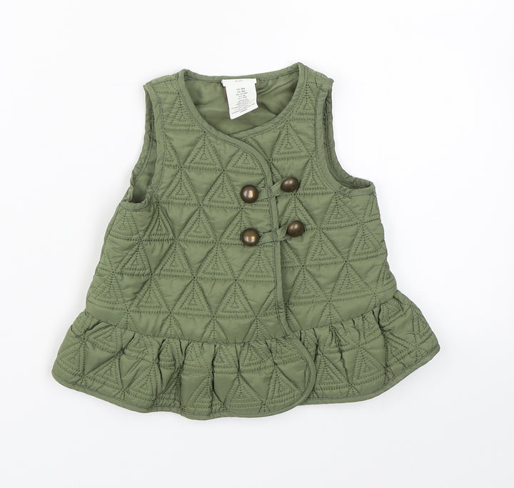 Aspen Girls Green   Shift  Size 6-9 Months