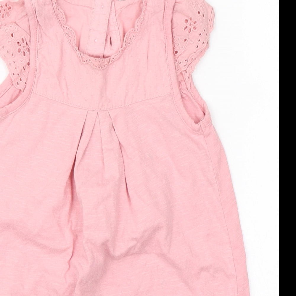 NEXT Girls Pink   Romper One-Piece Size 12-18 Months