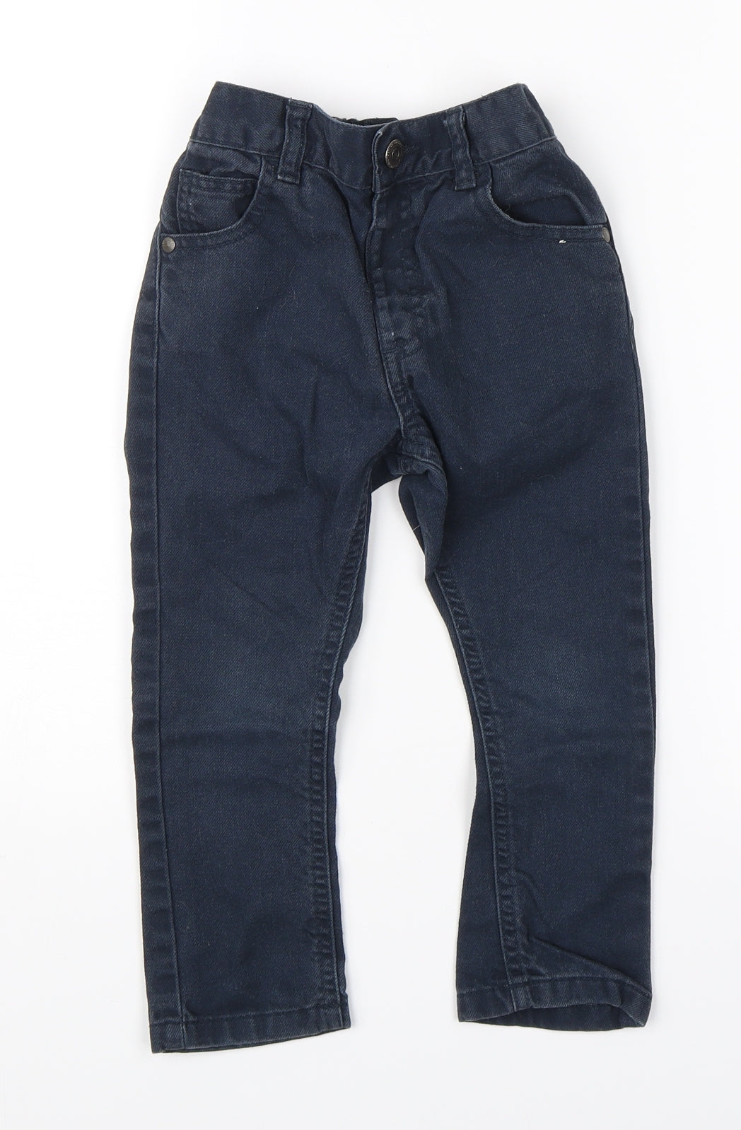 George Boys Blue  Denim Straight Jeans Size 3-4 Years